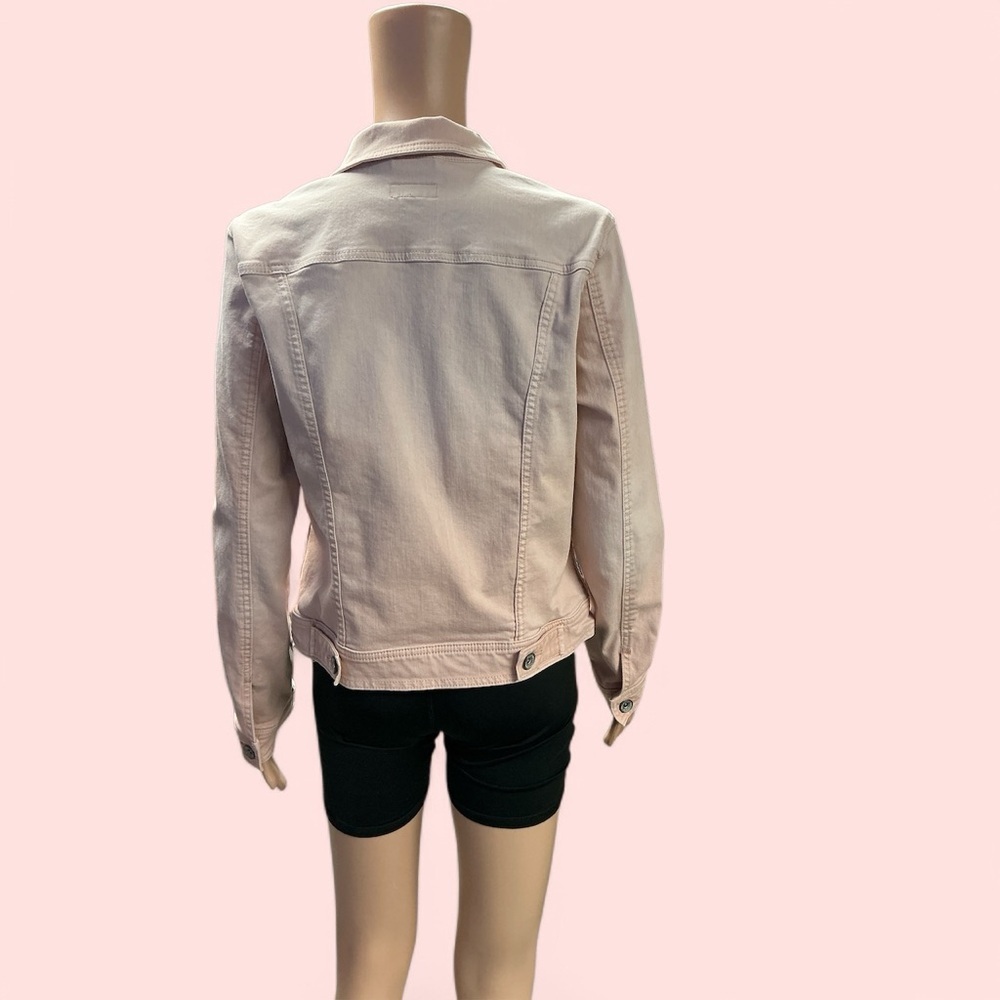 Merona - EC - Pink Jean Jacket Classic Cropped Design - Picture 3 of 3